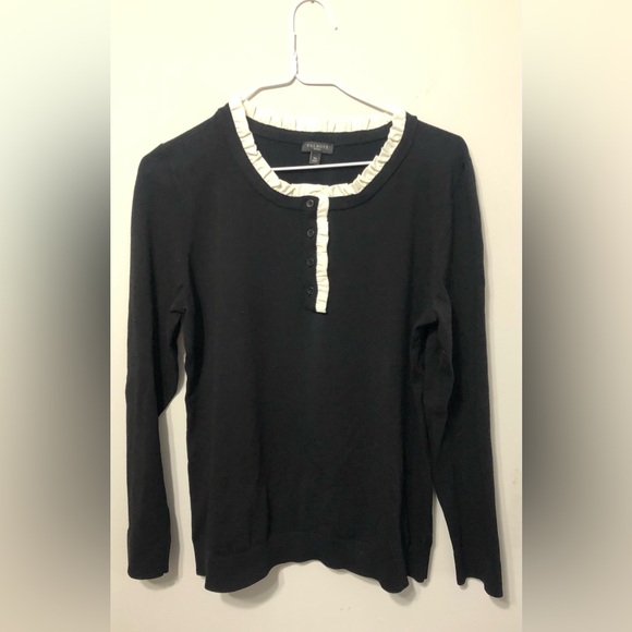 Talbots black buttoned to size M. - Picture 3 of 8